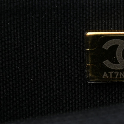 Chanel Caviar Quilted Boy Wallet On Chain WOC Black 8 of 12