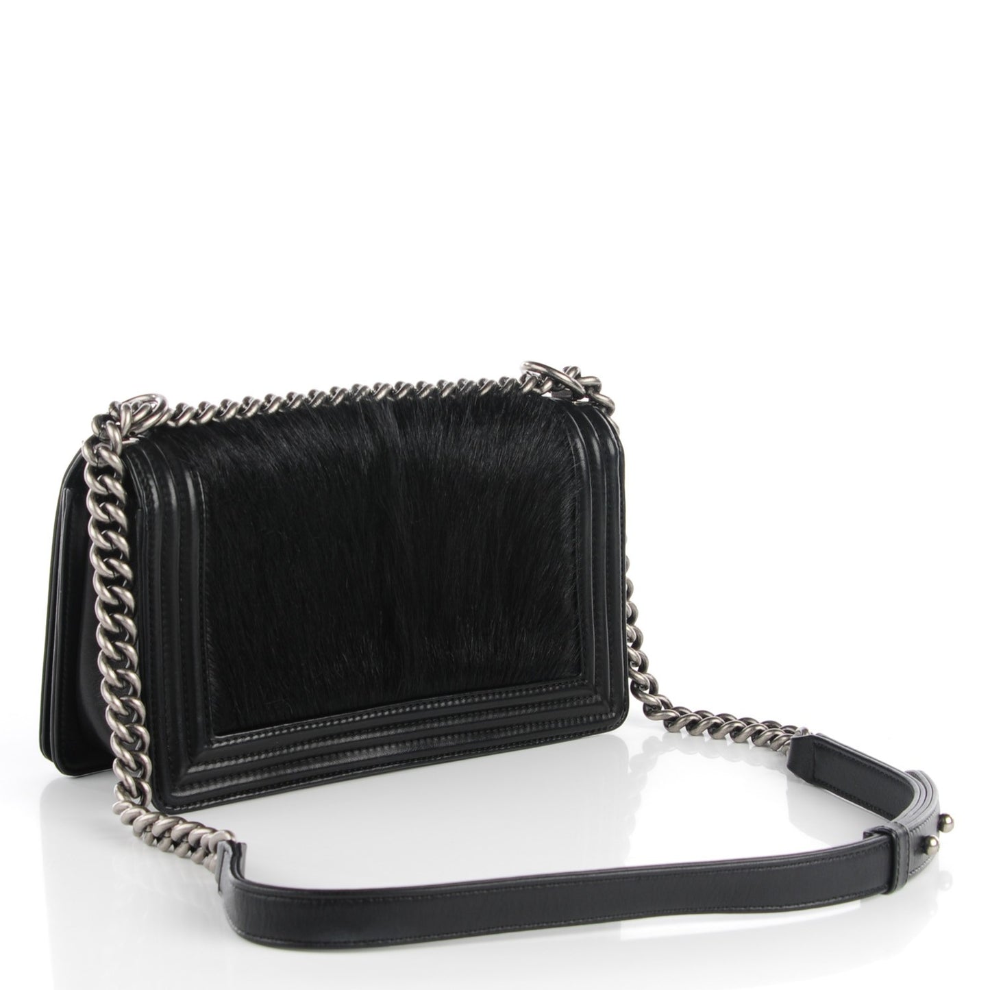 Goat Hair Medium Celtic Boy Flap Black