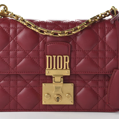 Christian Dior Lambskin Cannage Small Dioraddict Flap Bag Red 9 of 9
