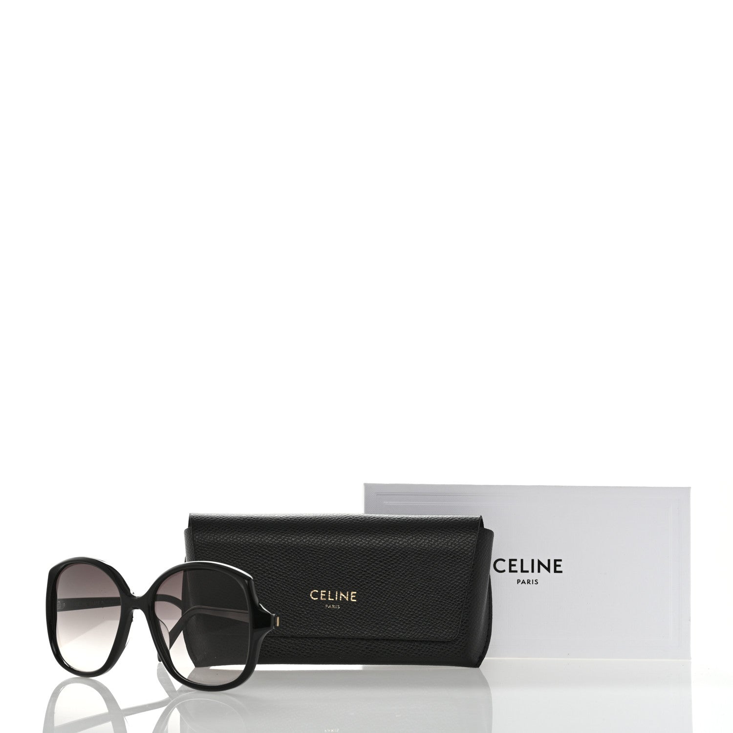 Celine Acetate Square Sunglasses CL40172U Black 8 of 8