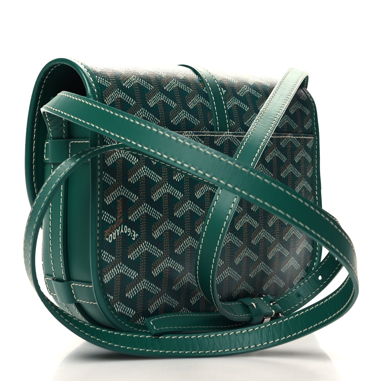 Goyardine Belvedere II PM Messenger Bag Green