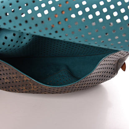 Louis Vuitton Monogram SC Flore Saumur Teal 5 of 11