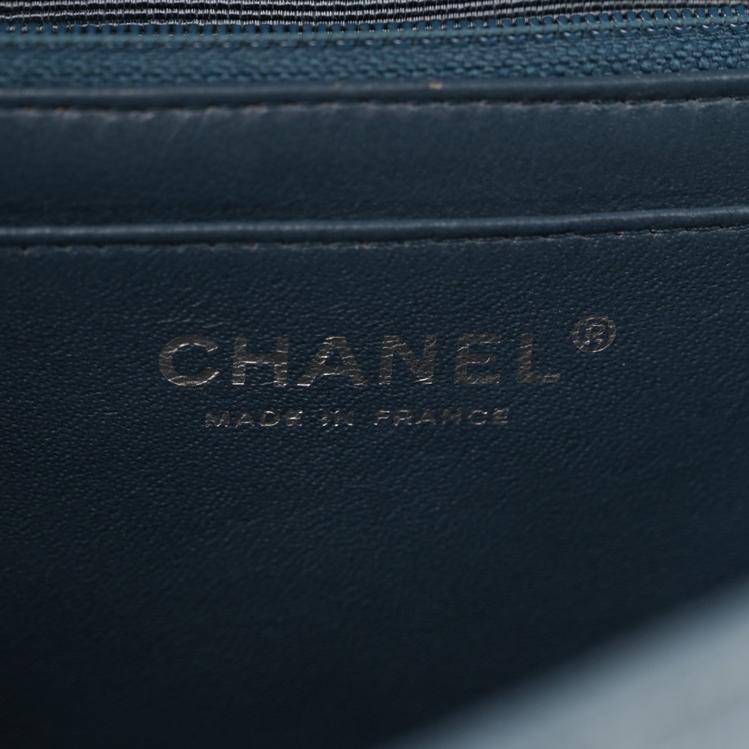 Chanel Caviar Quilted Jumbo Single Flap Blue 6 of 11