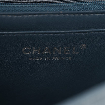 Chanel Caviar Quilted Jumbo Single Flap Blue 6 of 11