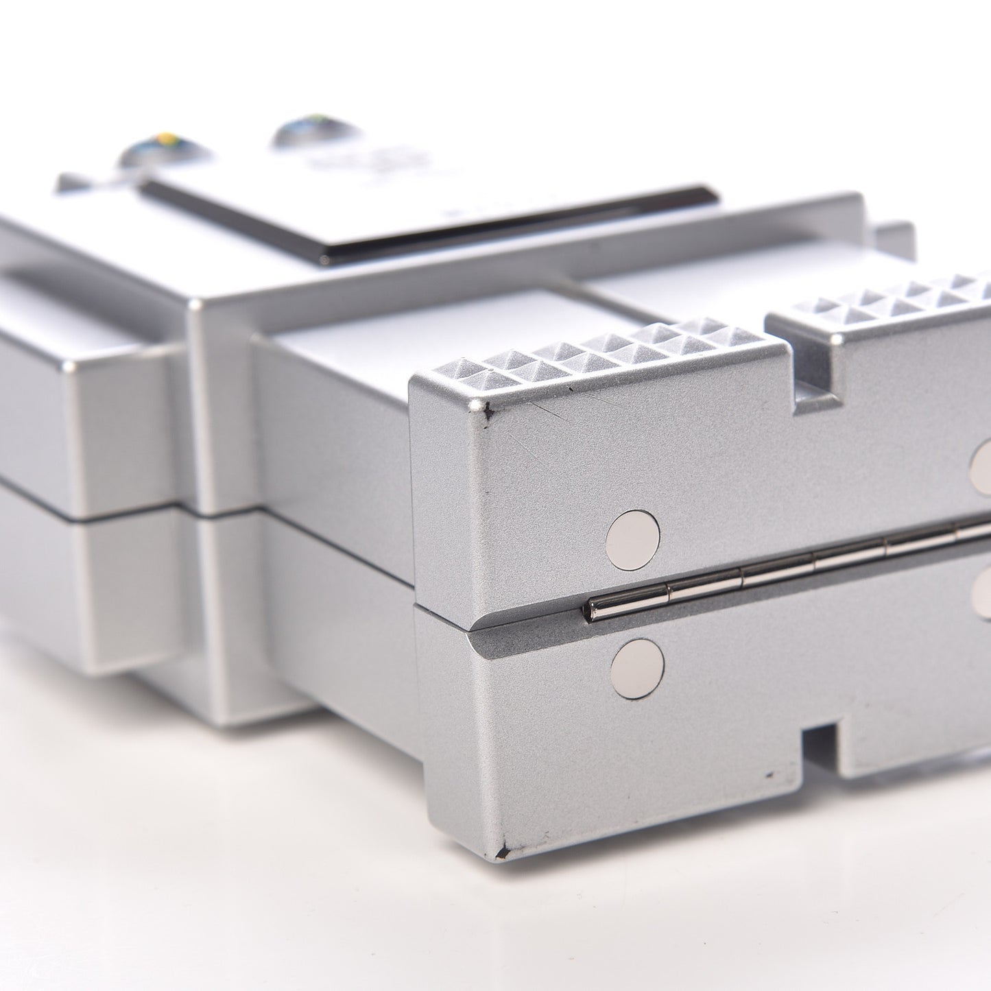 Perspex Roboter Series Clutch Bag Silver