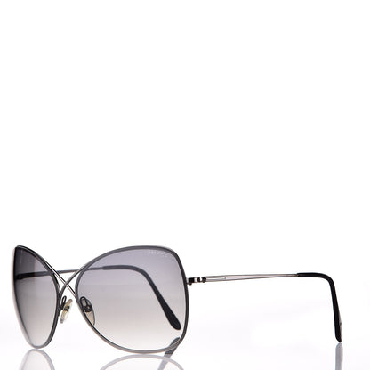 Tom Ford Colette Butterfly Sunglasses TF250 Gunmetal 1 of 7