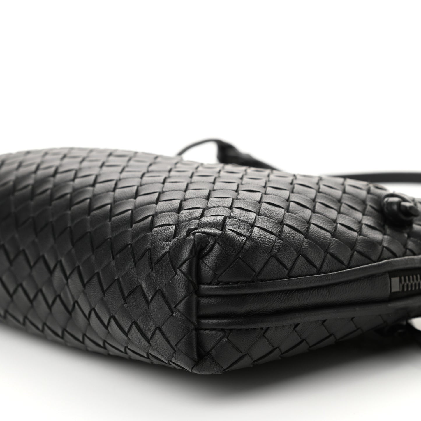 Nappa Intrecciato Nodini Bag Black