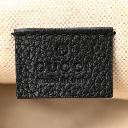 Gucci Grained Calfskin Logo Belt Bag Black 6 of 11