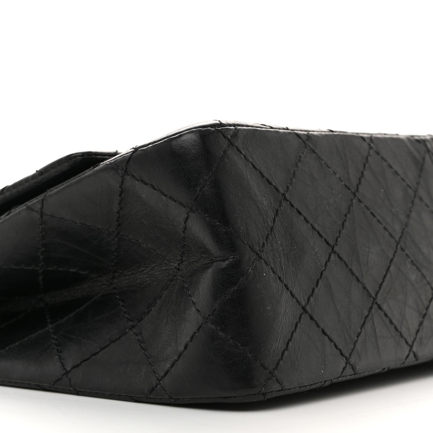 Chanel Aged Calfskin Quilted 2.55 Reissue 226 Flap Black 9 of 14