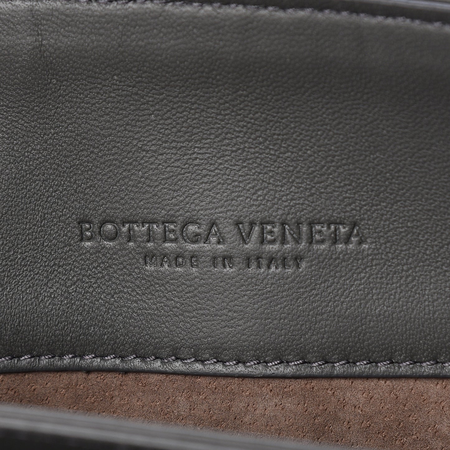 Nappa Intrecciato Medium Olimpia Bag Light Grey