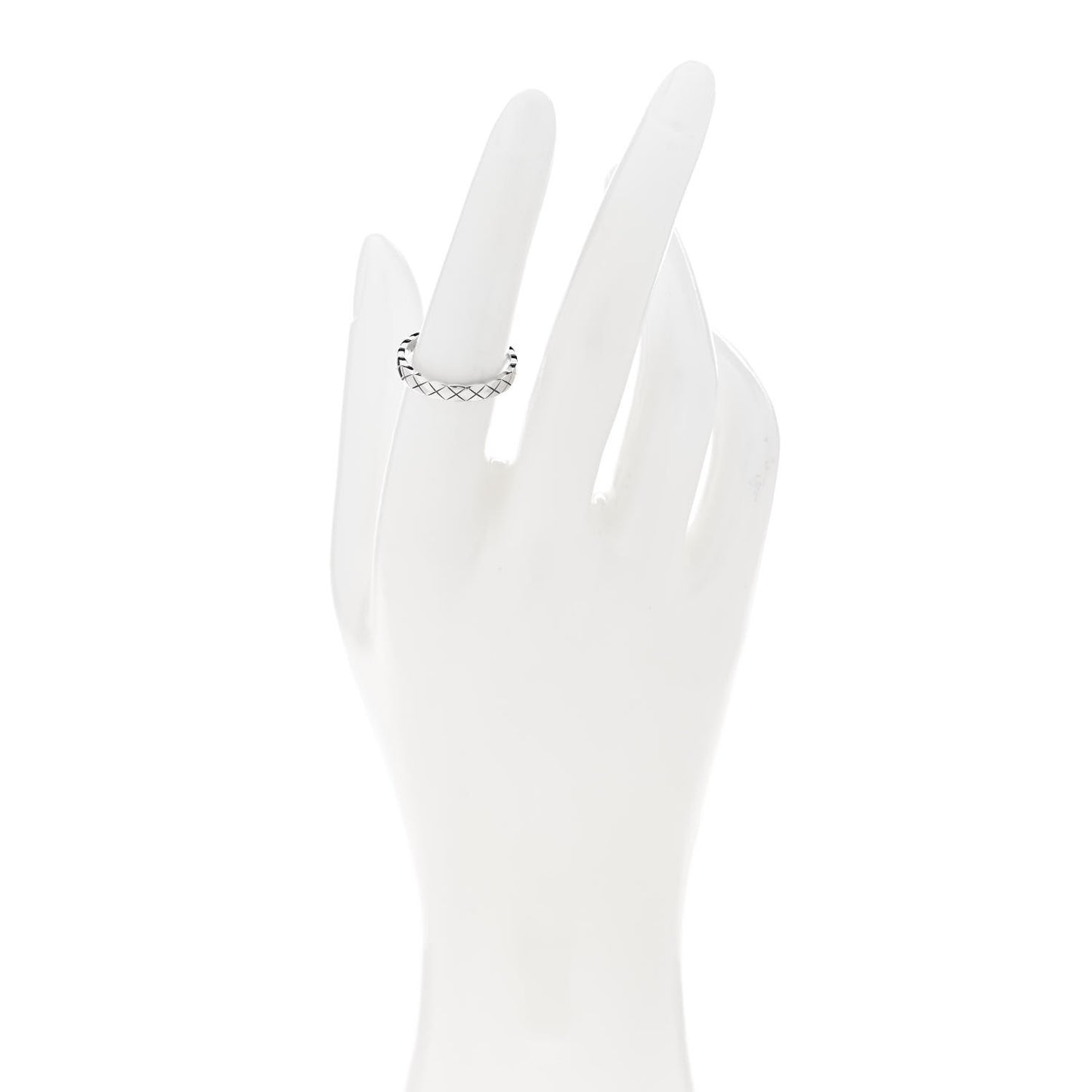 18K White Gold Mini Coco Crush Ring 54 6.75