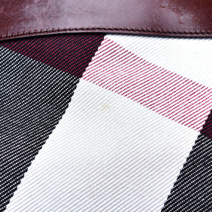 Burberry Canvas Mega Check Hobo Brown 13 of 13