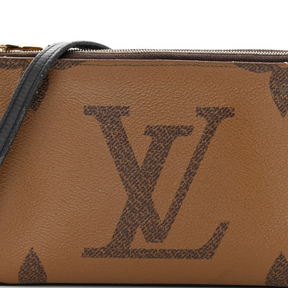 Louis Vuitton Reverse Monogram Giant Double Zip Pochette 9 of 13