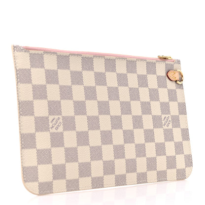 Louis Vuitton Damier Azur Neverfull MM GM Pochette 3 of 8