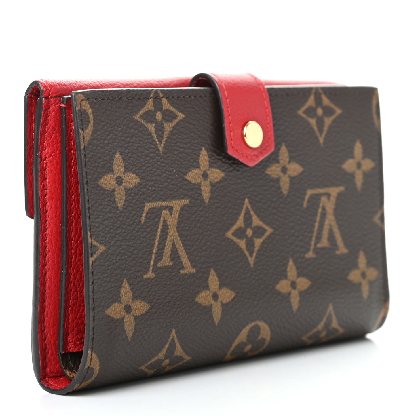 Monogram Pallas Compact Wallet Cherry