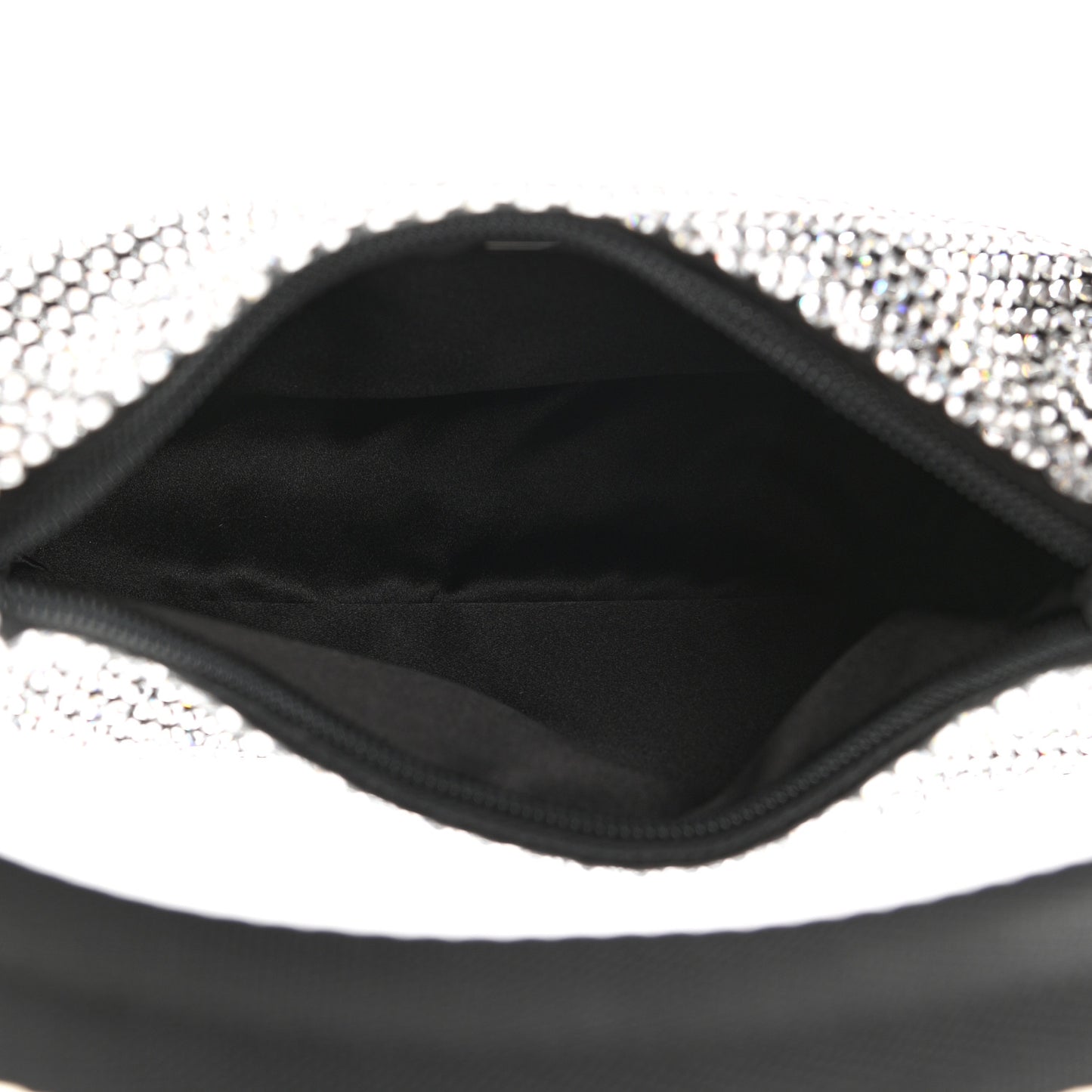 Satin Crystal Mini Re-Edition 2000 Bag Cristal