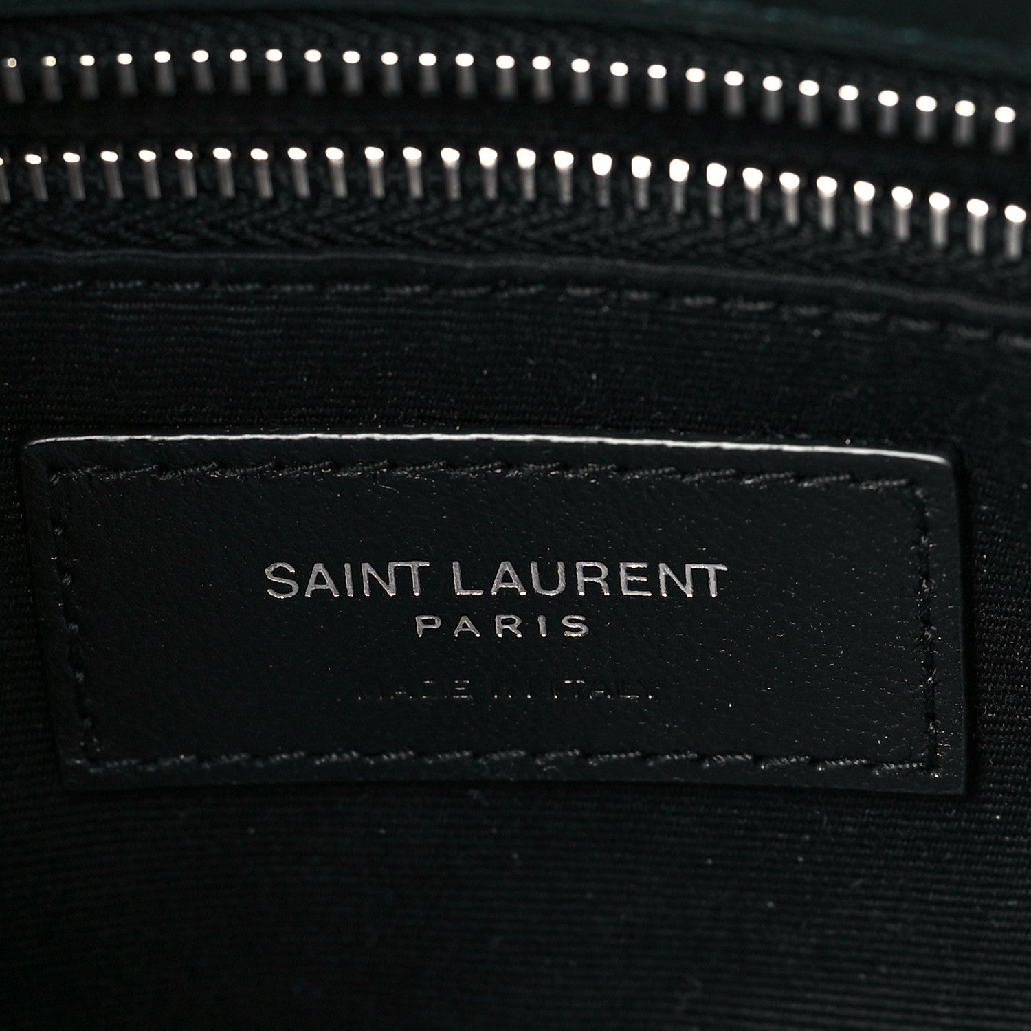 Saint Laurent Lambskin Quilted Toy Loulou Puffer Monogram Chain Satchel Deep Green 6 of 11