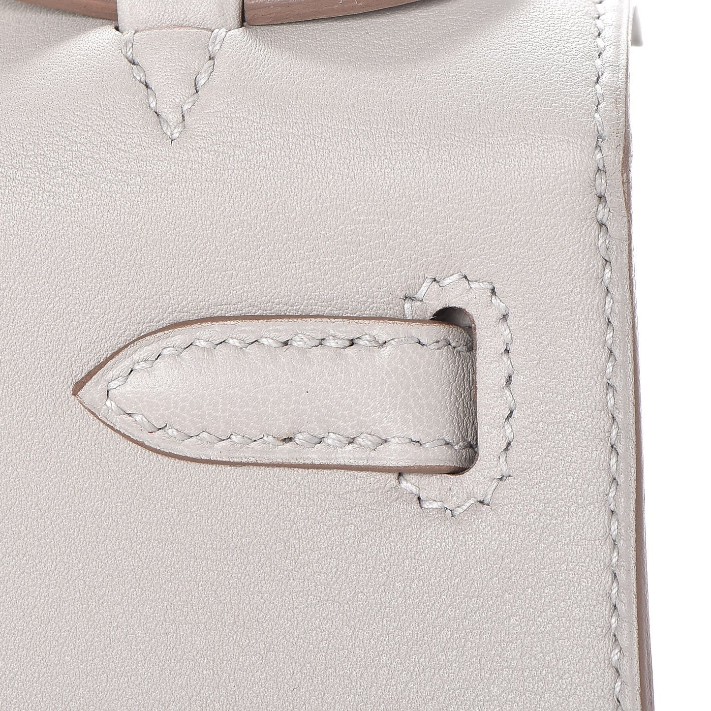 Swift Kelly Pochette Clutch Gris Perle