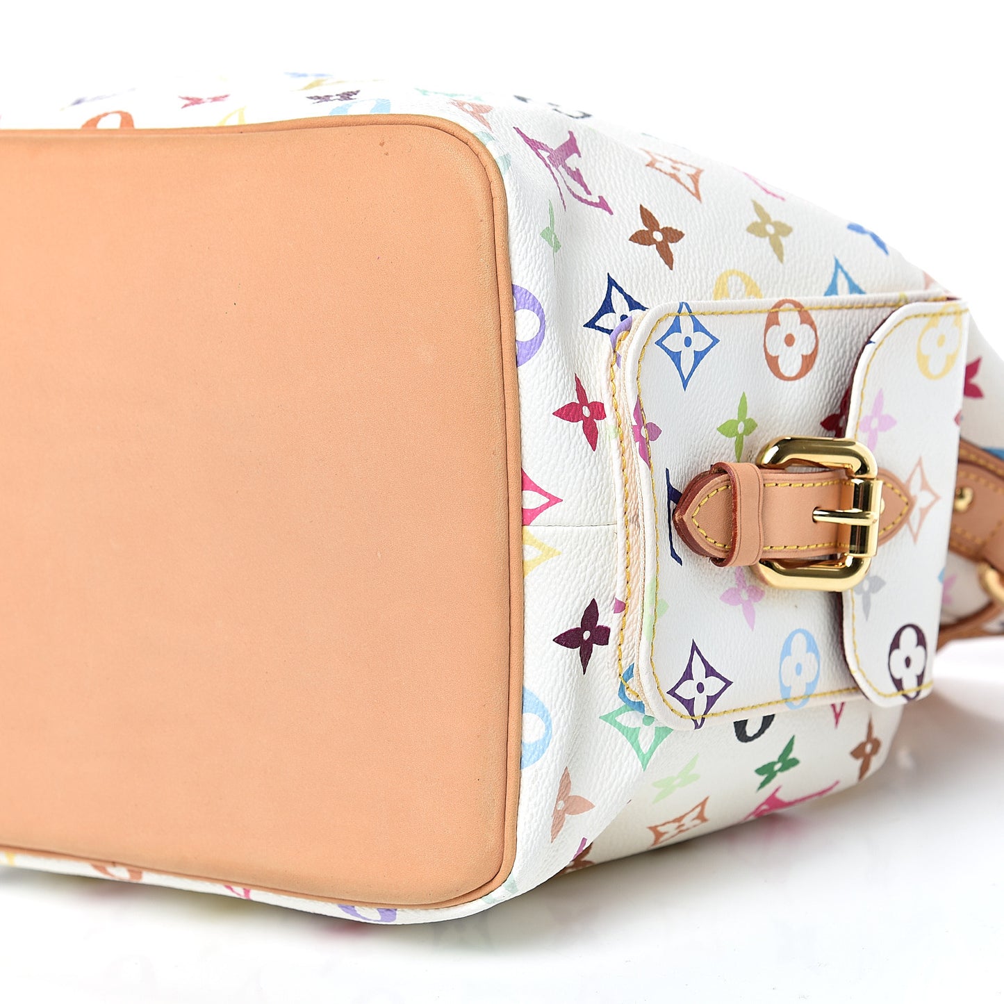 Monogram Multicolor Petit Noe White