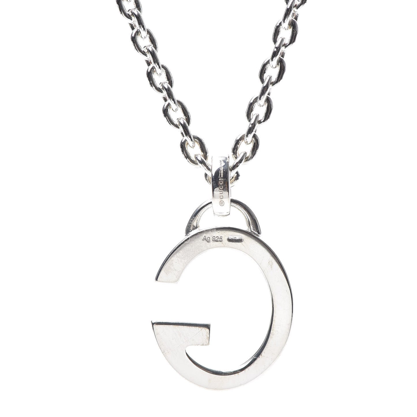 Sterling Silver Charlotte G Pendant Necklace