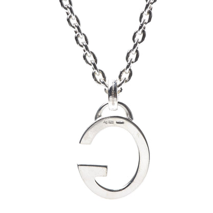Gucci Sterling Silver Charlotte G Pendant Necklace 4 of 6