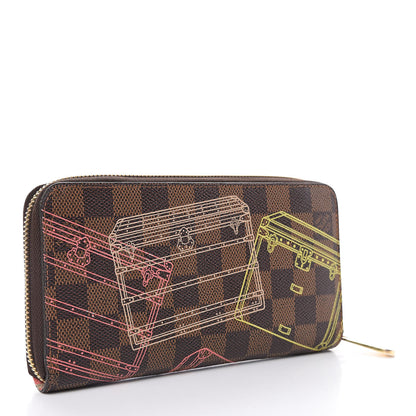 Louis Vuitton Damier Ebene 2014 Christmas Animation Zippy Wallet 3 of 8