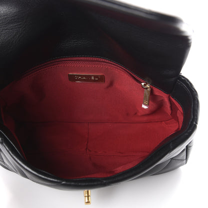 Chanel Goatskin Quilted Medium 19 Flap Black 4 of 9