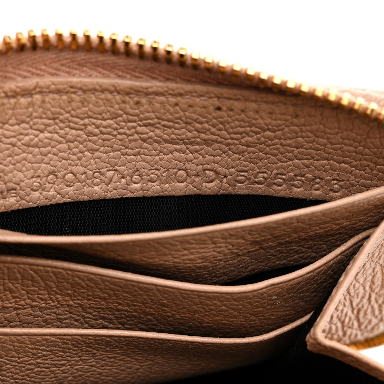 Balenciaga Chevre Gold Metallic Edge Hardware Continental Zip Around Wallet Rose Des Sables 8 of 12