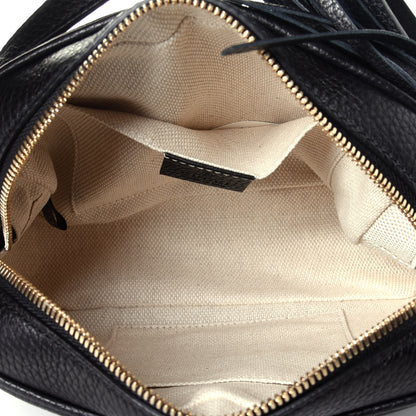 Gucci Pebbled Calfskin Small Soho Disco Bag Black 5 of 9