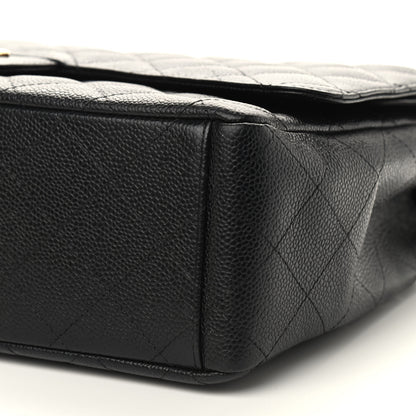 Chanel Caviar Quilted Maxi Double Flap Black 6 of 8