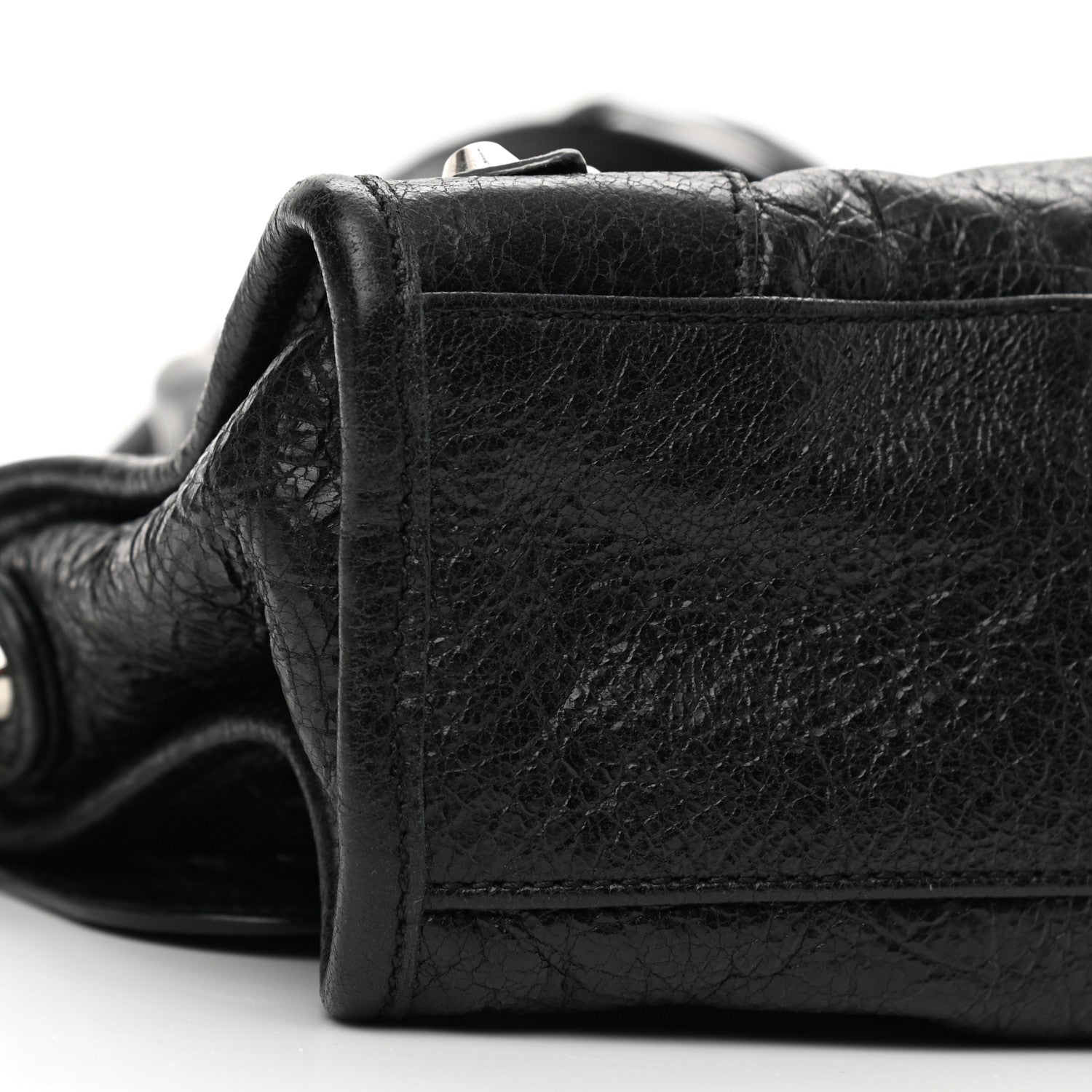 Balenciaga Agneau Classic Silver Hardware Mini City Black 9 of 10