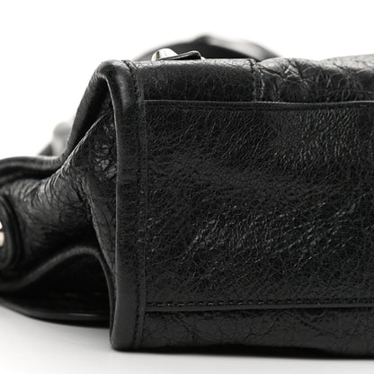 Balenciaga Agneau Classic Silver Hardware Mini City Black 9 of 10