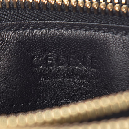 Celine Lambskin Small Trio Crossbody Bag Black 11 of 14