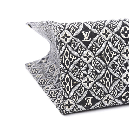 Louis Vuitton Jacquard Since 1854 Onthego GM Grey 7 of 9