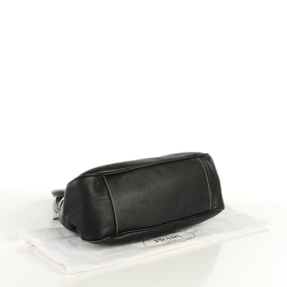 Prada Vitello Daino Box Shoulder Bag Nero Black 4 of 7