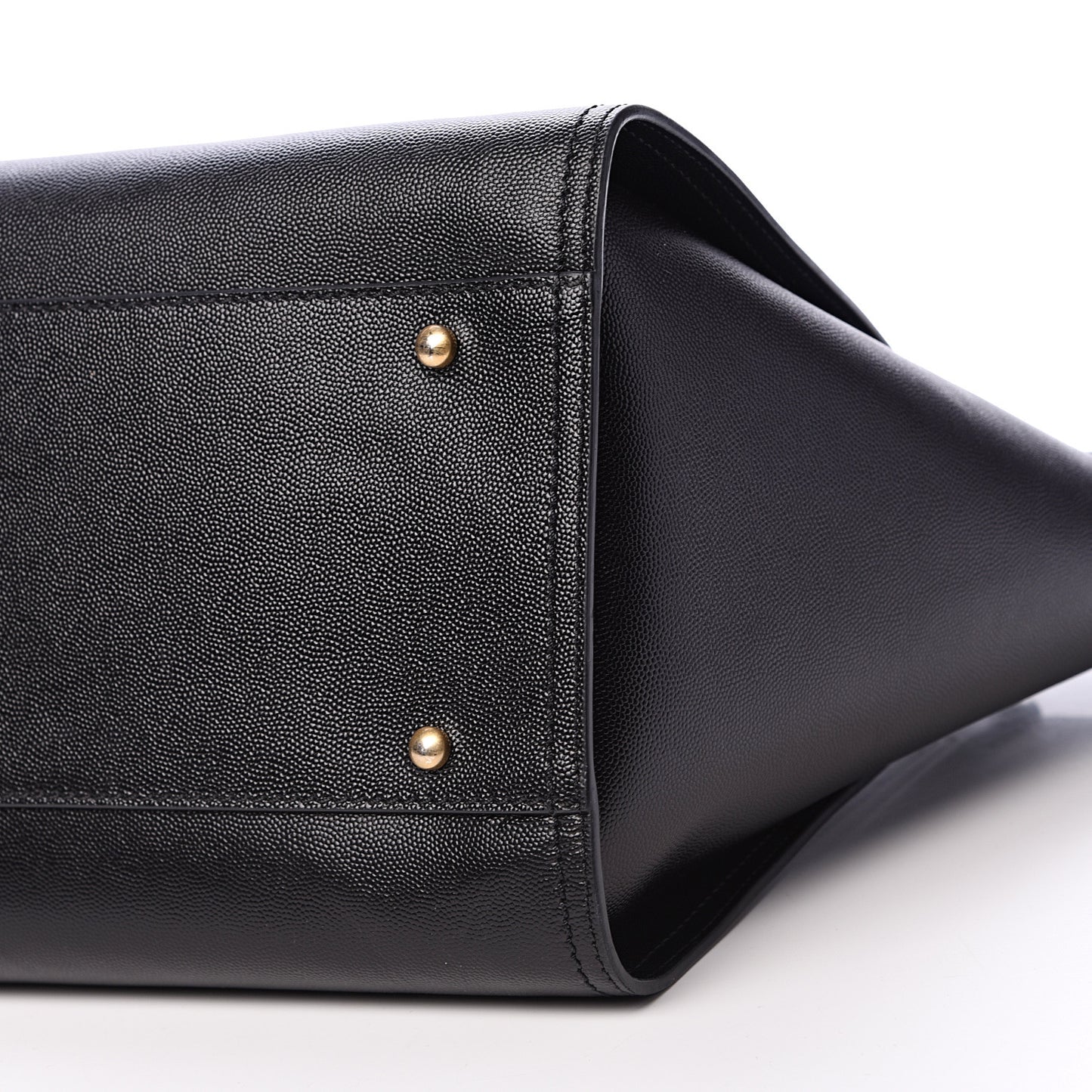 Caviar Medium Studded Deauville Tote Black