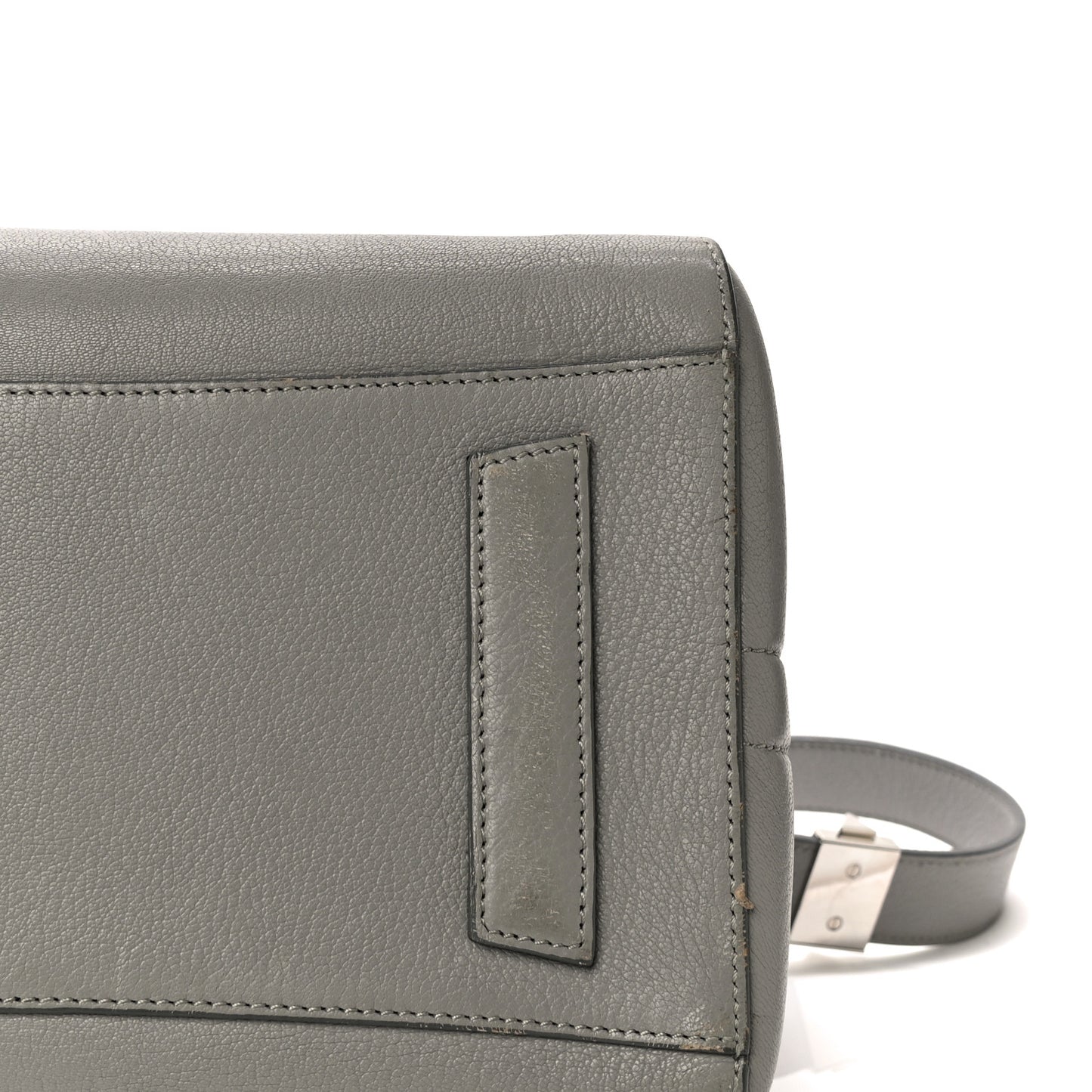 Sugar Goatskin Medium Antigona Pearl Grey