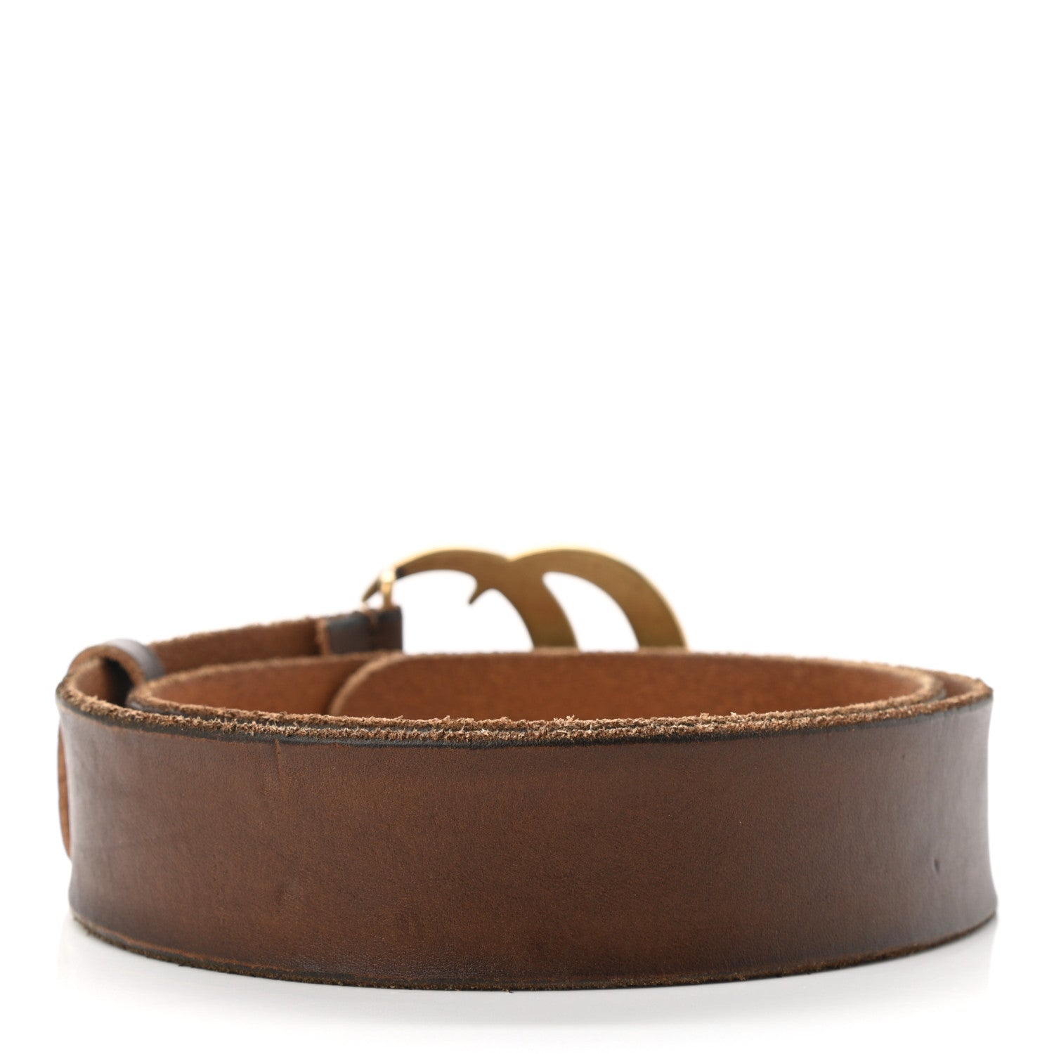 Gucci Faded Calfskin Double G 40mm Belt 80 32 Cuir 2 of 6