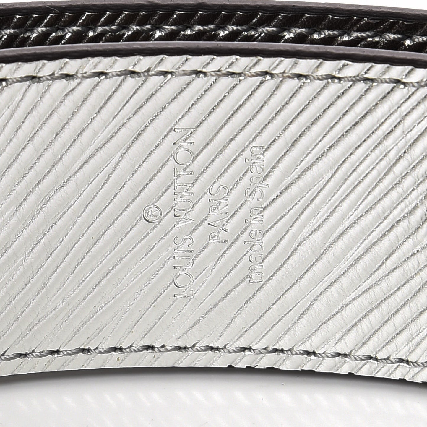 Epi Monogram Bandouliere Shoulder Strap Silver