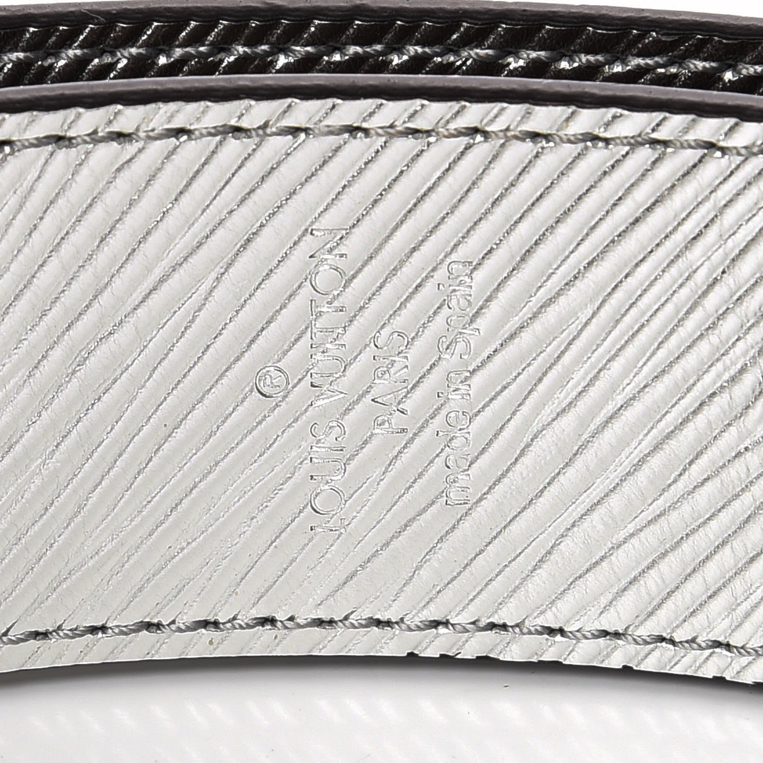 Louis Vuitton Epi Monogram Bandouliere Shoulder Strap Silver 3 of 4