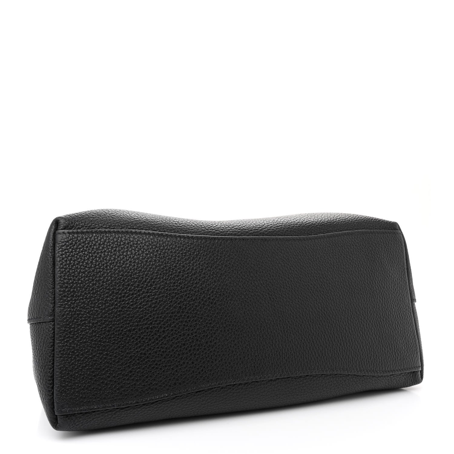 Prada Vitello Phenix Embossed Logo Hobo Black 4 of 10