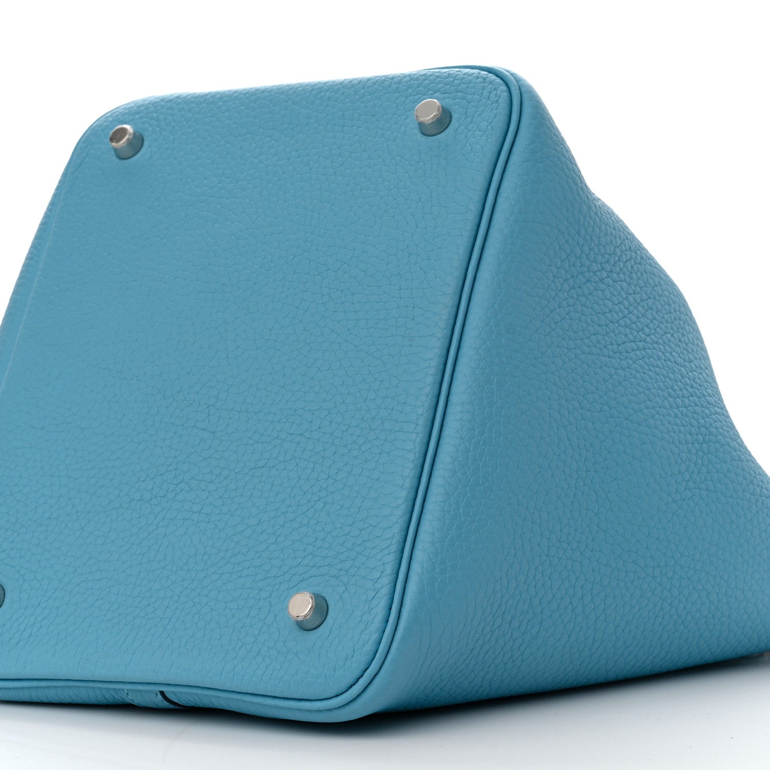 Hermes Taurillon Clemence Picotin Lock 22 MM Bleu du Nord 10 of 10