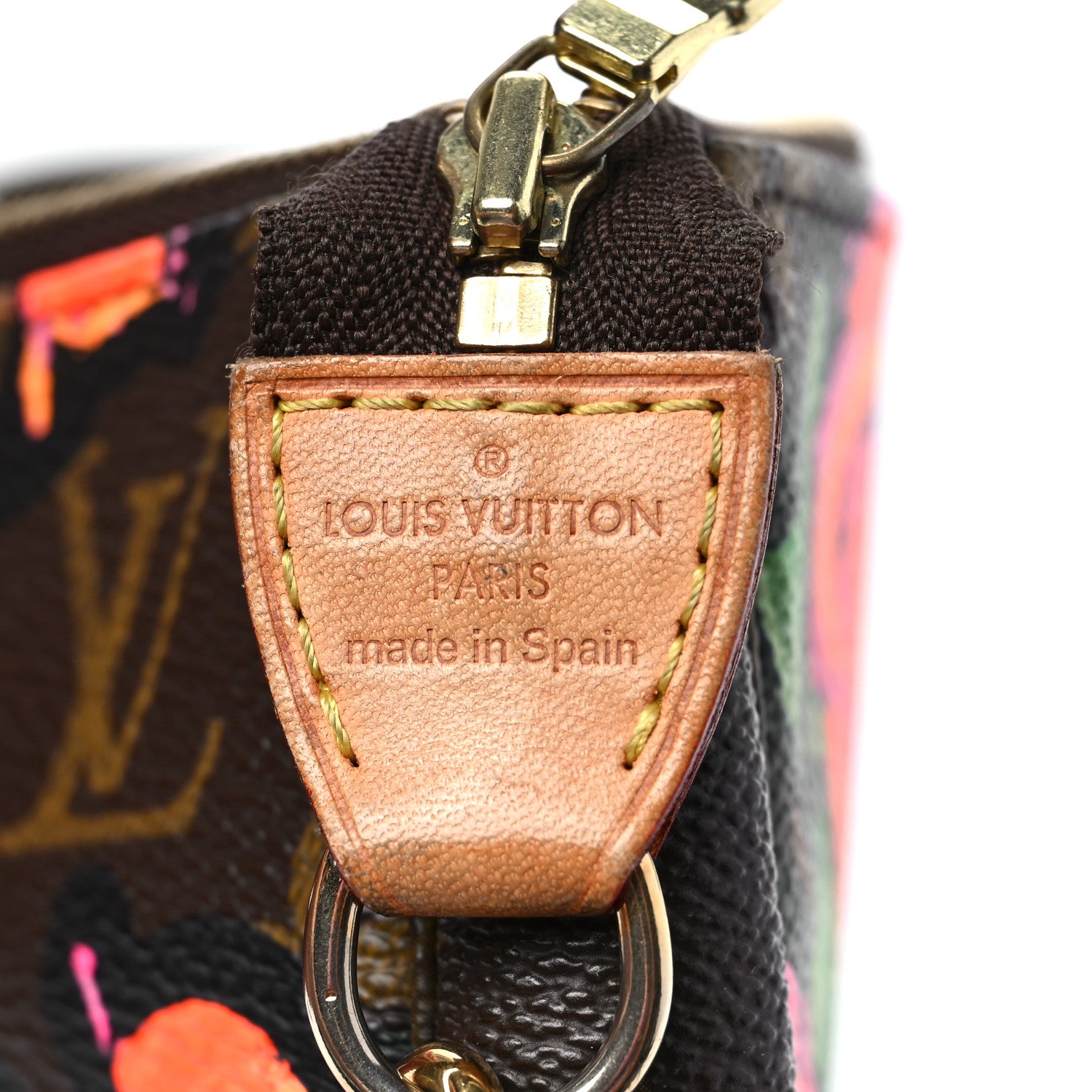 Louis Vuitton Monogram Roses Pochette Accessories 6 of 9