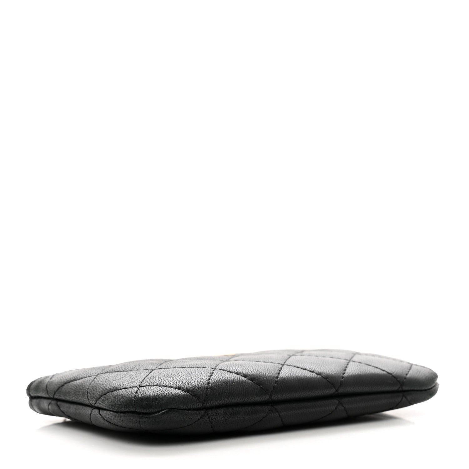 Chanel Lambskin Quilted Small Cosmetic Case Black 4 of 9