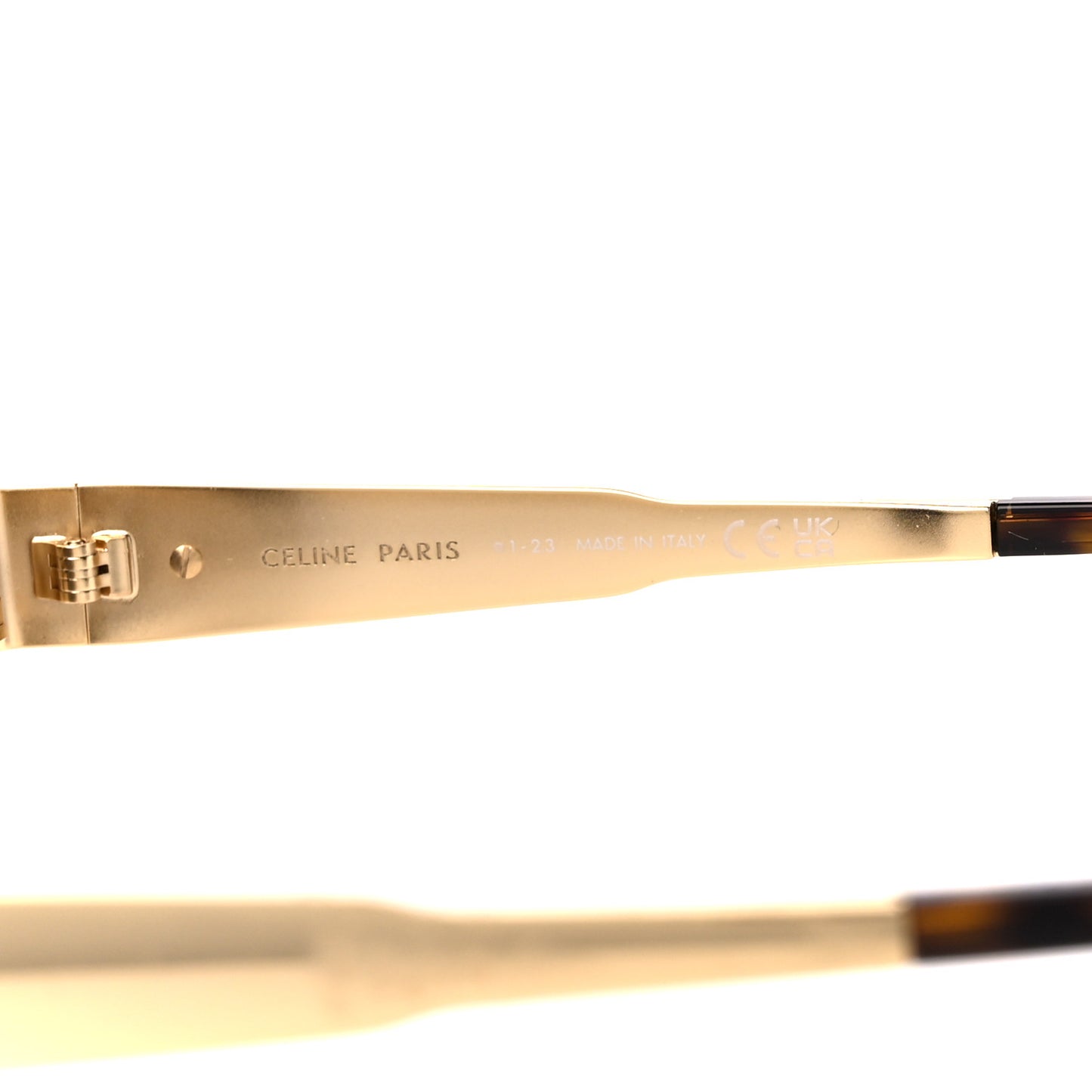 Metal Triomphe 01 Sunglasses CL40235U Gold Green