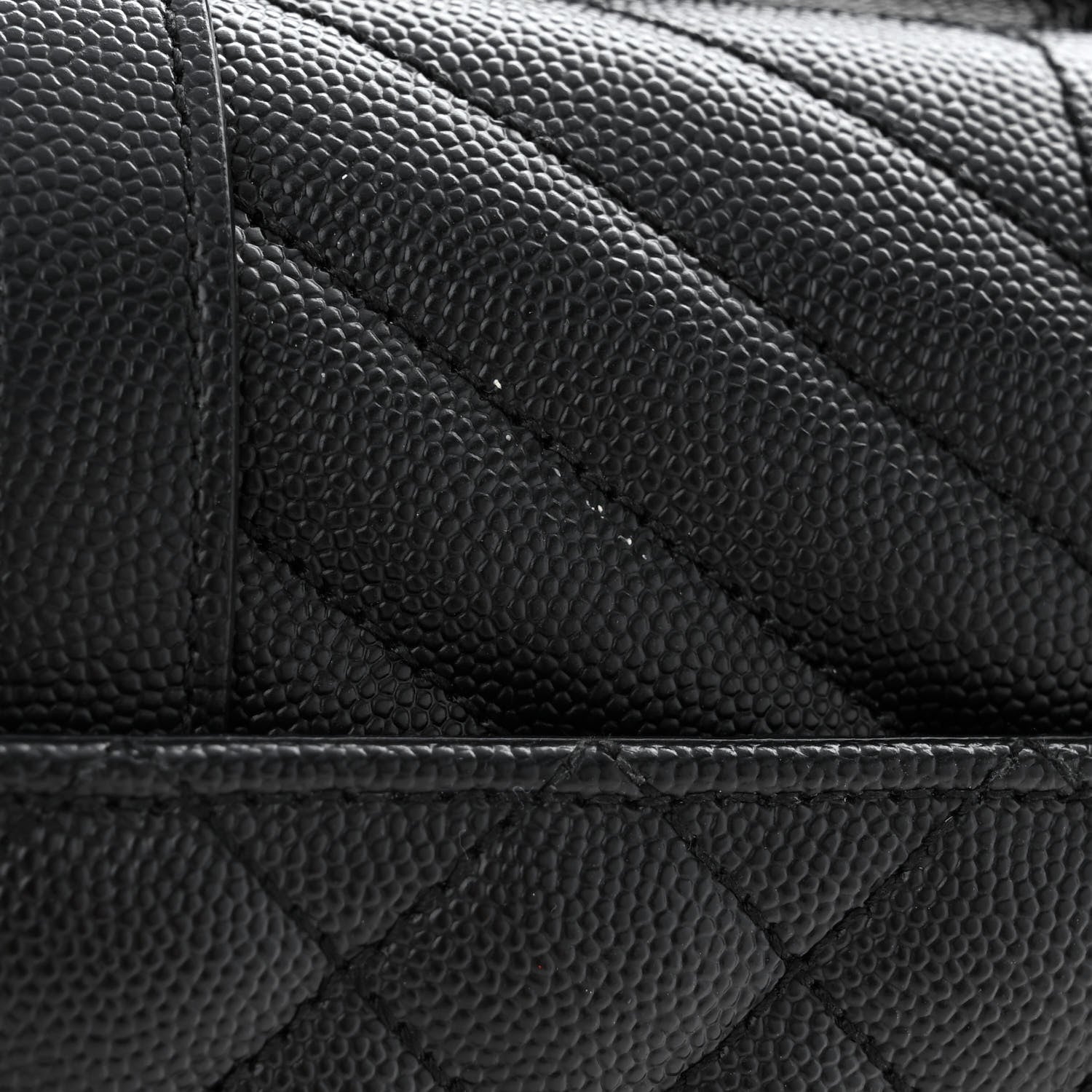 Saint Laurent Grain De Poudre Textured Mixed Matelasse Triquilt Medium Monogram Satchel Black 10 of 10