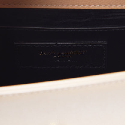 Saint Laurent Grain De Poudre Small Monogram Kate Satchel Nude Powder 6 of 6