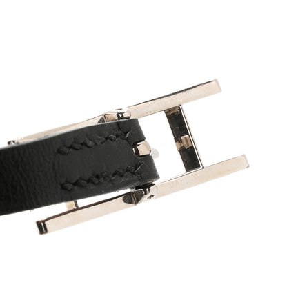 Hermes Chamonix Behapi Double Tour Bracelet S Black Etoupe 4 of 4