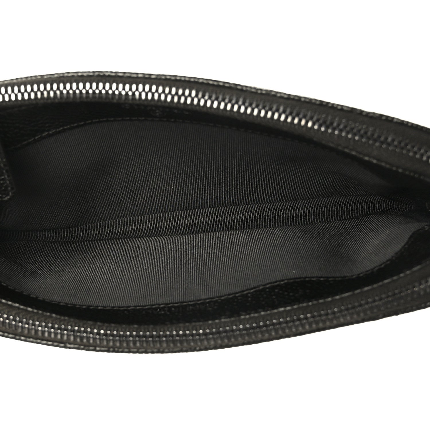 Chanel Metallic Caviar Quilted Small Clutch With Chain Dark Grey 4 of 10
