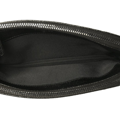 Chanel Metallic Caviar Quilted Small Clutch With Chain Dark Grey 4 of 10